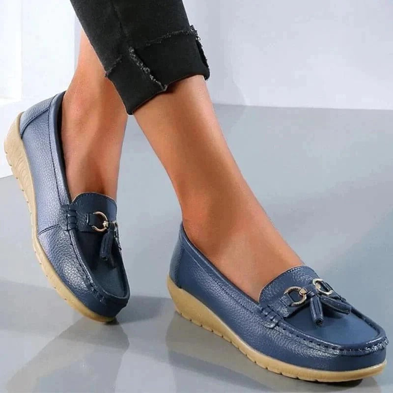 Womens Orthopedic Loafers with Comfort Footbed