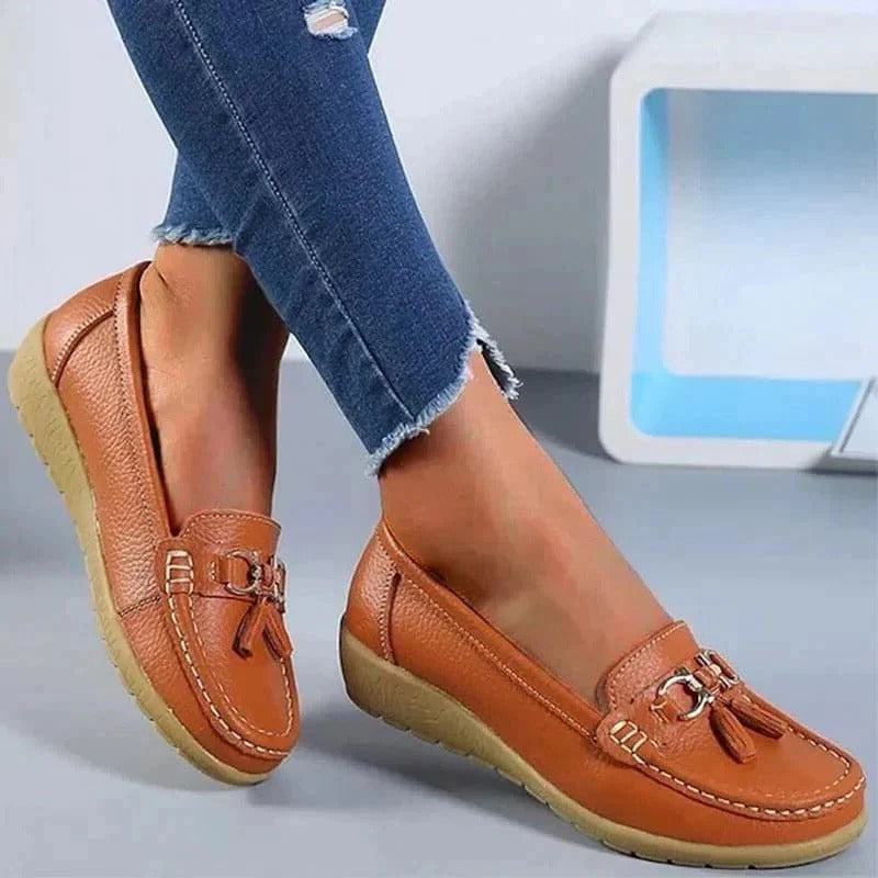 Womens Orthopedic Loafers with Comfort Footbed