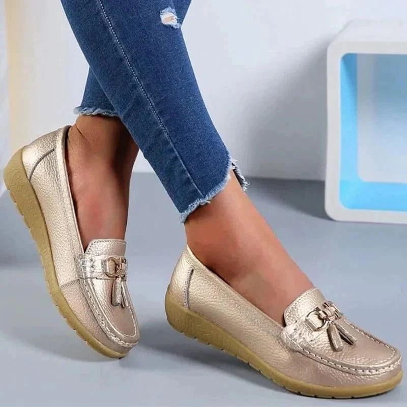 Womens Orthopedic Loafers with Comfort Footbed