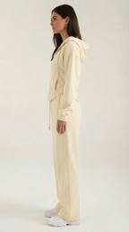 Yolanda Hoodie and Wide Leg Pants Set — Women’s 2 Piece Matching Loungewear Set Oversized Cozy Lounge Outfit
