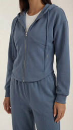 Yolanda Hoodie and Wide Leg Pants Set — Women’s 2 Piece Matching Loungewear Set Oversized Cozy Lounge Outfit