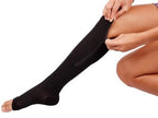 Zippered Graduated Compression Socks with Calf Sleeve Design