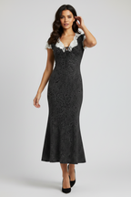 Women’s Lightweight A-Line Pullover Dress | Tatting Detail Casual Spring & Summer 2026 Dress | Minimalist Everyday Wear