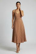 Women’s Lightweight Tatting A-Line Midi Dress – Casual Relaxed Fit Outfit