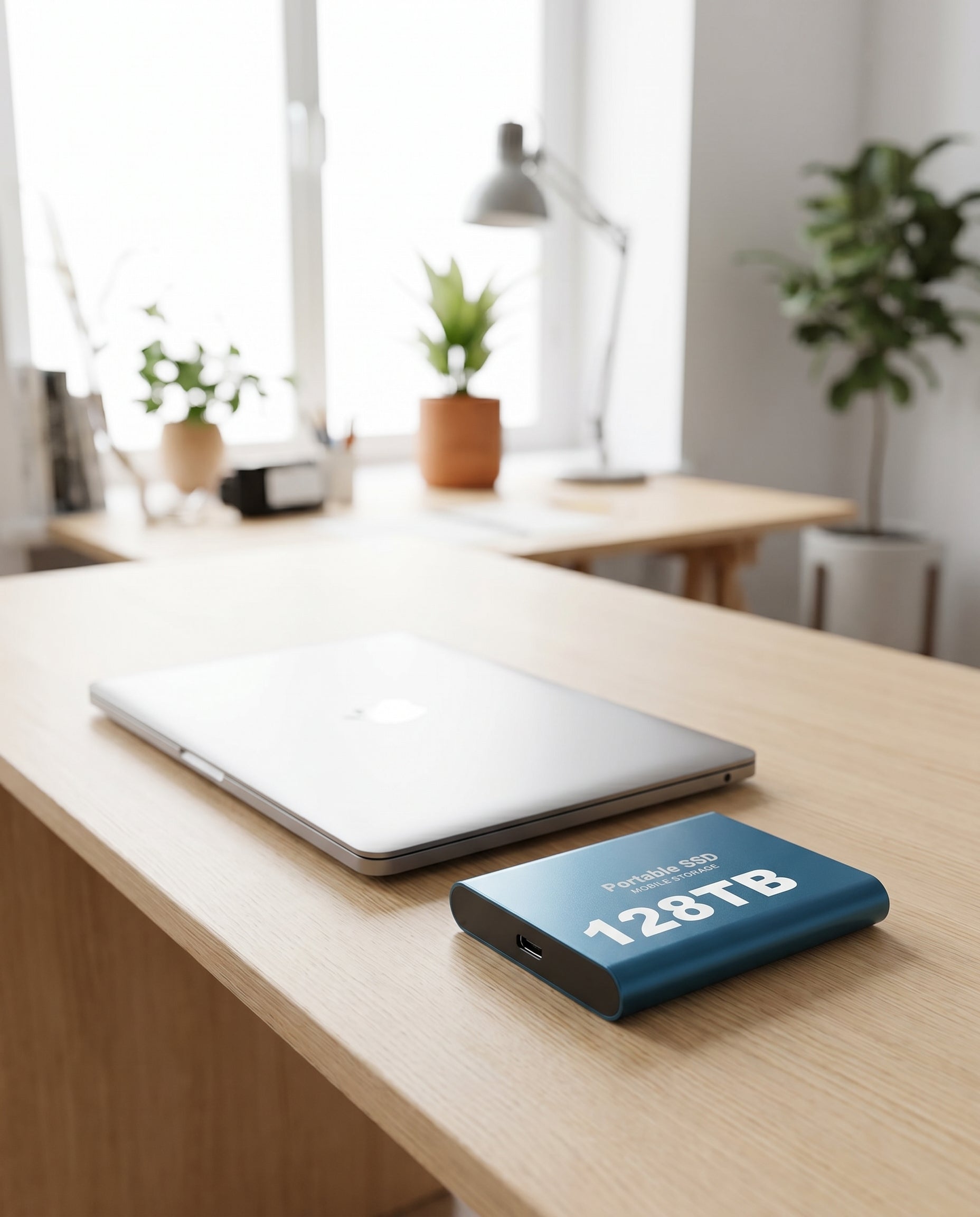 External Hard Drive Portable SSD 128TB High Speed USB Storage