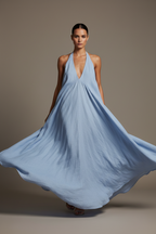 Women’s Sleeveless V-Neck Wide-Leg Jumpsuit – Casual Vacation Romper