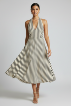 Women’s Lightweight A-Line Midi Dress – Loose Fit Casual Pullover Dress